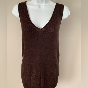 Mint Velvet Metallic Sweater Tank